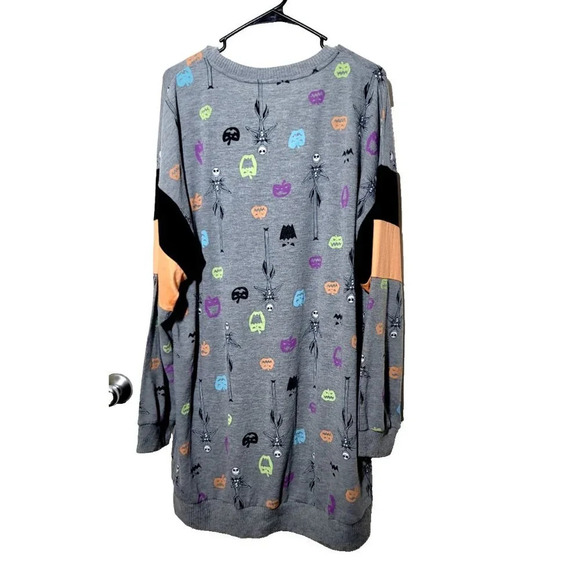 Disney Nightmare Before Christmas Sweater 2X 18W-20W Jack Skellington Pumpkin - Picture 2 of 11